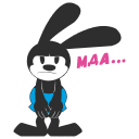 Oswald the Lucky Rabbit VK sticker #9