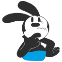 Oswald the Lucky Rabbit VK sticker #16