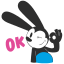 Oswald the Lucky Rabbit VK sticker #22