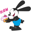 Oswald the Lucky Rabbit VK sticker #30