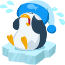 Стикер ВК Пингвин Джордж #10