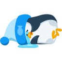 Стикер ВК Пингвин Джордж #15