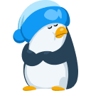 Стикер ВК Пингвин Джордж #22