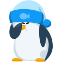 Стикер ВК Пингвин Джордж #24
