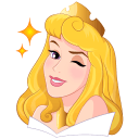 Princess Aurora VK sticker #6