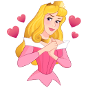 Princess Aurora VK sticker #7