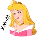 Princess Aurora VK sticker #14