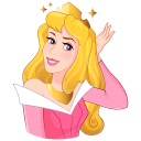 Princess Aurora VK sticker #30