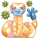 Puffy Python VK sticker #29
