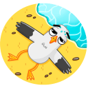 Seagull Sam VK sticker #19