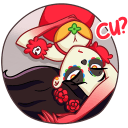 Santa Muerte VK sticker #19