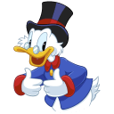 Scrooge McDuck VK sticker #1