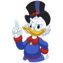 Scrooge McDuck VK sticker #2