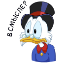 Scrooge McDuck VK sticker #10