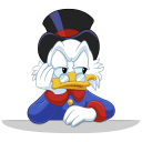 Scrooge McDuck VK sticker #14