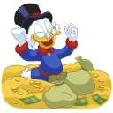 Scrooge McDuck VK sticker #15