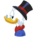 Scrooge McDuck VK sticker #22