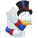 Scrooge McDuck VK sticker #23