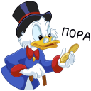 Scrooge McDuck VK sticker #27
