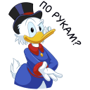 Scrooge McDuck VK sticker #36