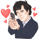 Sherlock VK sticker #17