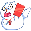 Snow Kitty VK sticker #34