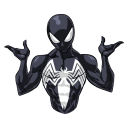 Spider man. Black Suit VK sticker #2