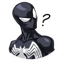 Spider man. Black Suit VK sticker #5