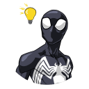 Spider man. Black Suit VK sticker #6