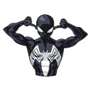 Spider man. Black Suit VK sticker #8