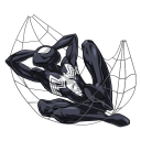 Spider man. Black Suit VK sticker #21