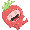 Strawberry VK sticker #2