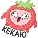 Strawberry VK sticker #8