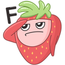 Strawberry VK sticker #11