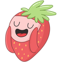 Strawberry VK sticker #14