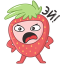 Strawberry VK sticker #22