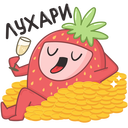 Strawberry VK sticker #43