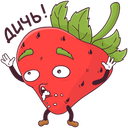 Stupid Strawberry VK sticker #8