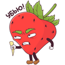 Stupid Strawberry VK sticker #18