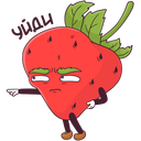 Stupid Strawberry VK sticker #19