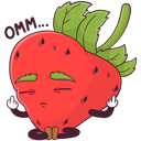 Stupid Strawberry VK sticker #22
