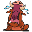 Timon and Pumbaa VK sticker #6