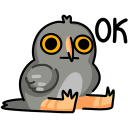 Vova the Owl VK sticker #34