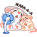 Warm Mice Hugs VK sticker #15
